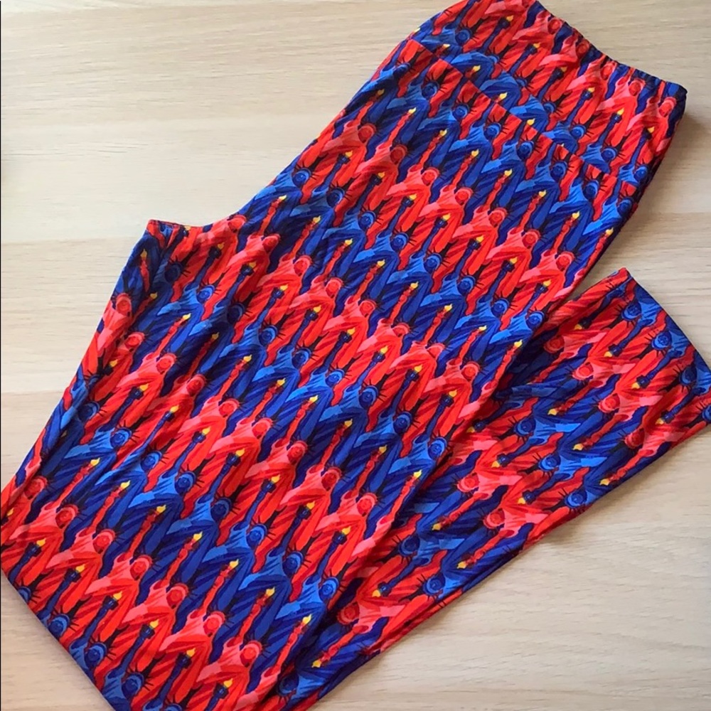 LulaRoe TC Statue of Liberty leggings NWT